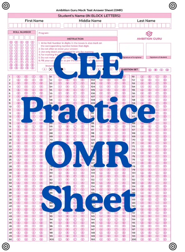 Free CEE Practice OMR Sheet: What I Learned Filling a Full 200-Question Sheet CEE Practice OMR Sheet