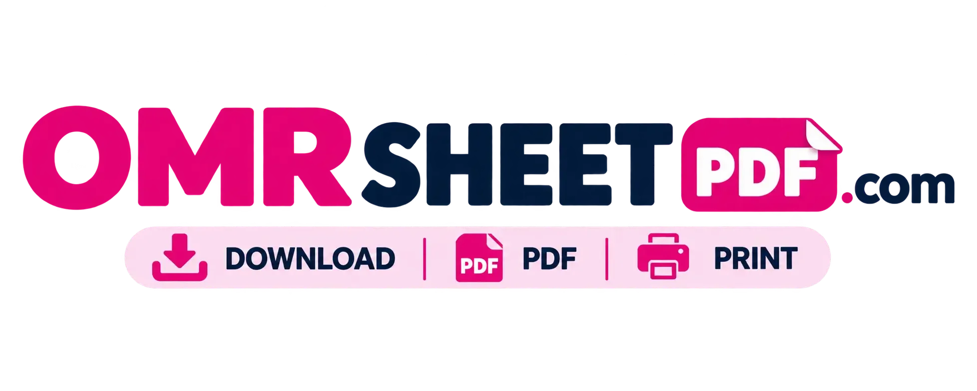 OMR SHEETPDF LOGO
